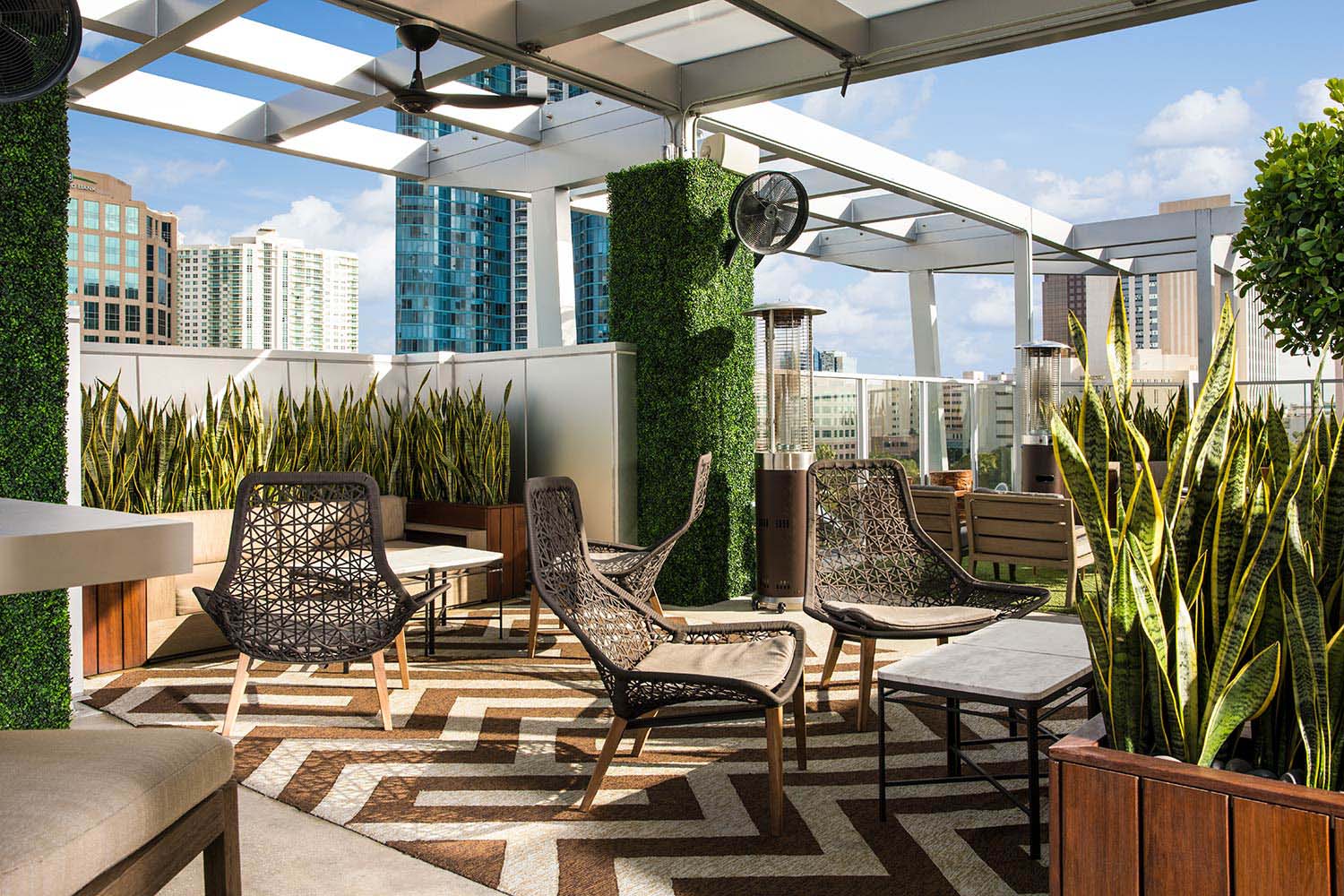 Rooftop @ 1WLO - Hotel, Restaurant & Nightclub Design by Big Time