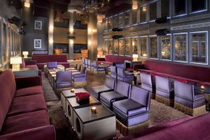 B Bar at the Betsy Hotel designed by Bigtime Design Studios