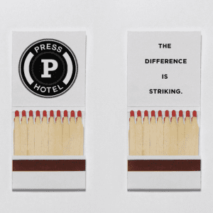 Press Hotel - Touch Point Design - Bigtime Design Studios
