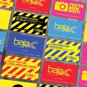 Baja Beach Club - Collateral Design