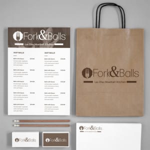 Fork & Balls - Logo Design