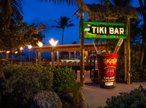Tiki Bar at the Postcard Inn Resort, Islamorada, FL - Hospitality Design by Bigtime Design Studios