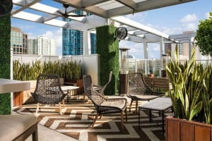 Rooftop @1WLO, Fort Lauderdale, FL - Restaurant & Bar Design by Bigtime Design Studios