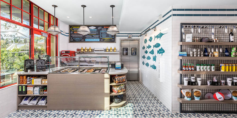 Tacklebox Fish Market at Love Street, Jupiter, Florida - Restaurant Design by Bigtime Design Studios