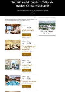Conde Nast Traveler - L'Auberge Del Mar