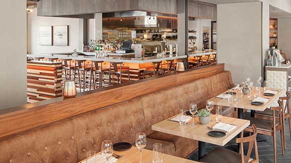 Union Restaurant, Portland Maine, designed by Bigtime Design Studios