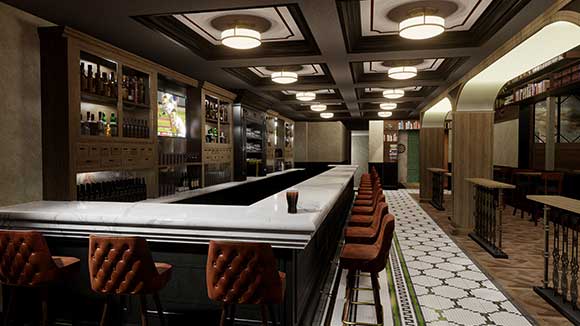 Runway 84 restaurant designed by Bigtime Design Studios