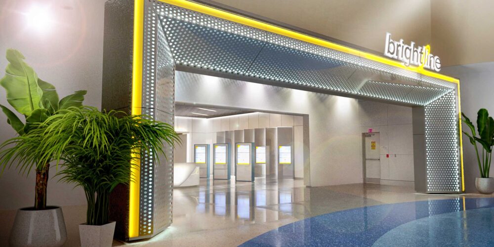 Orlando Brightline Train Station Interior Design by Bigtime Design Studios