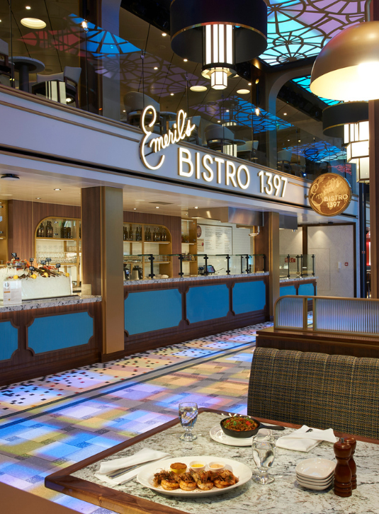 Emeril's Bistro 1397 - Carnival Cruiseline- Designed by Bigtime Design Studio(535 x 726 px)