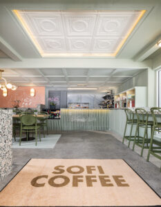 Lord Balfour - SOFI COFFEE - Cafe Design by Bigtime Design Studios